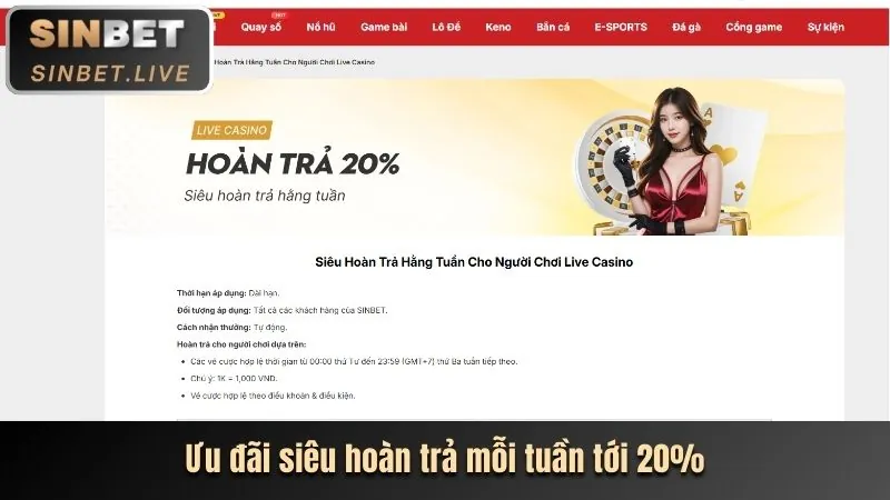 Giao diện tổng quan nhà cái Hi88